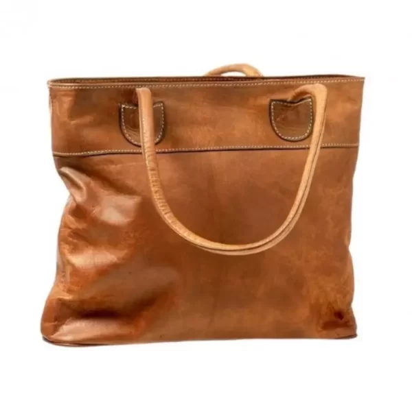 Wunderschöne Henkel Ledertasche verkörpert starkes Design