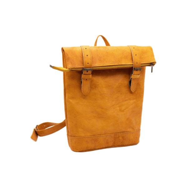 Schöner und schlanker Leder Rucksack, hergestellt aus besten Rohmaterialen und gearbeitet in tradierter Handwerkskunst