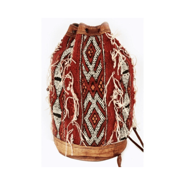 Vintage Rucksack - Tolle Kombination aus hochwertigem Kilim und Premium Leder