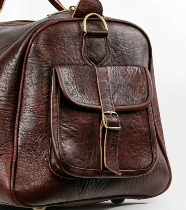 Weekender Reisetasche Leder Herrentasche Große Tasche