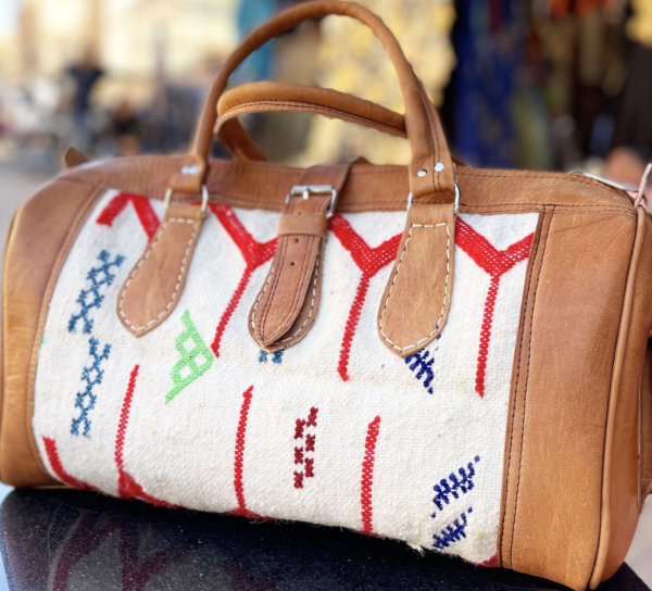 Moderner Lifestyle aus Marrakesch Reisetasche im Boho Style Weekender