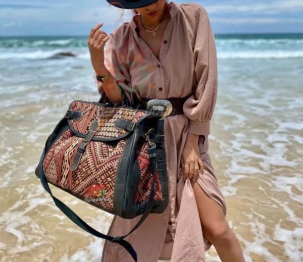 Lifestyle aus Marrakesch Reisetasche im Boho Style Weekender
