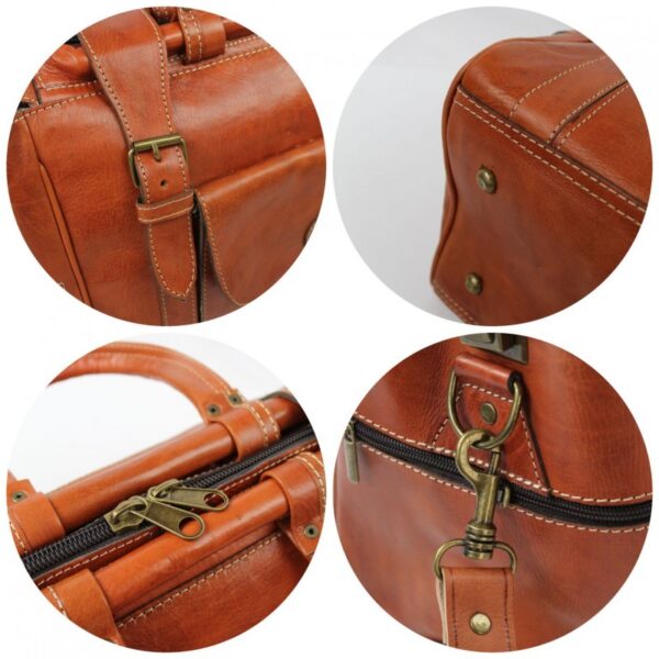 Weekender Reisetasche Leder Herrentasche Große Tasche