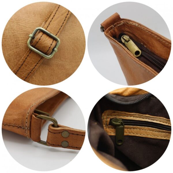 Handgemachte Ledertasche Boho Crossbody Bag
