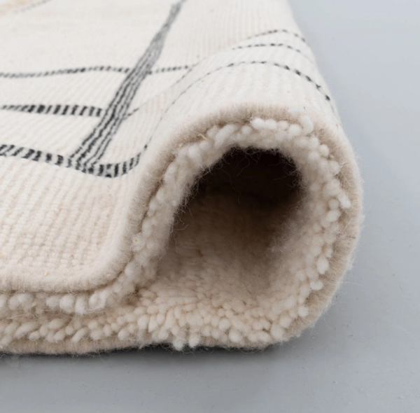BENI OURAIN ORIGINAL HANDGEKNÖPFTER BERBER HOCHFLOR TEPPICH