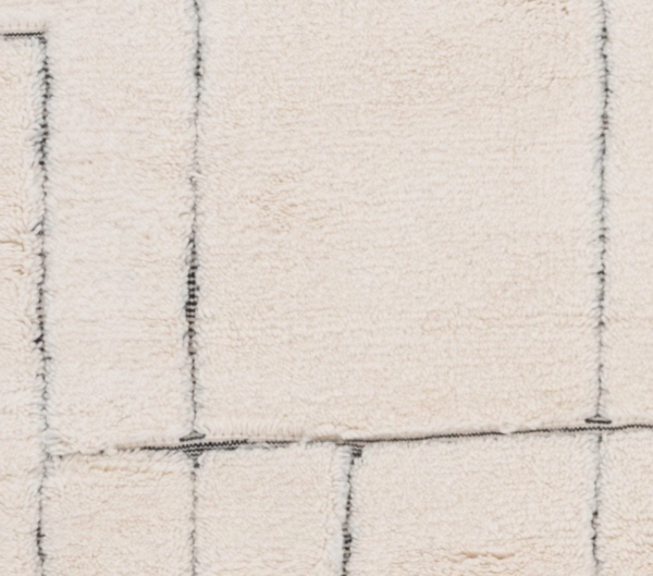 BENI OURAIN ORIGINAL HANDGEKNÖPFTER BERBER HOCHFLOR TEPPICH