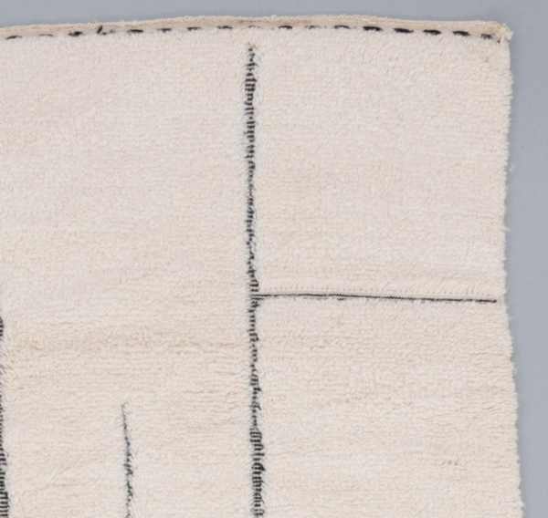 BENI OURAIN ORIGINAL HANDGEKNÖPFTER BERBER HOCHFLOR TEPPICH