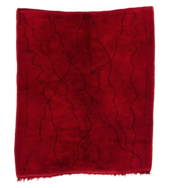BENI OURAIN ORIGINAL HANDGEARBEITETER HOCHFLOR BERBERTEPPICH 280 X 240 CM