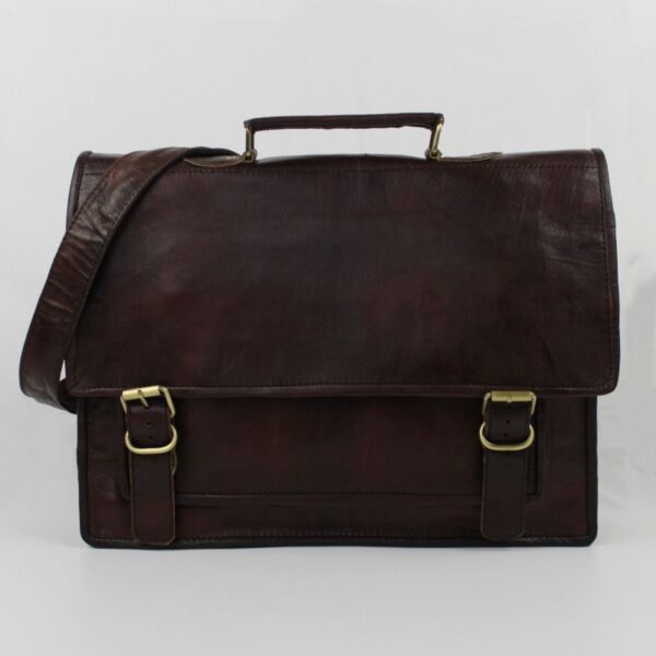 Elegante Aktentasche - praktische Umhängetasche Leder, Laptoptasche im angesagten Look