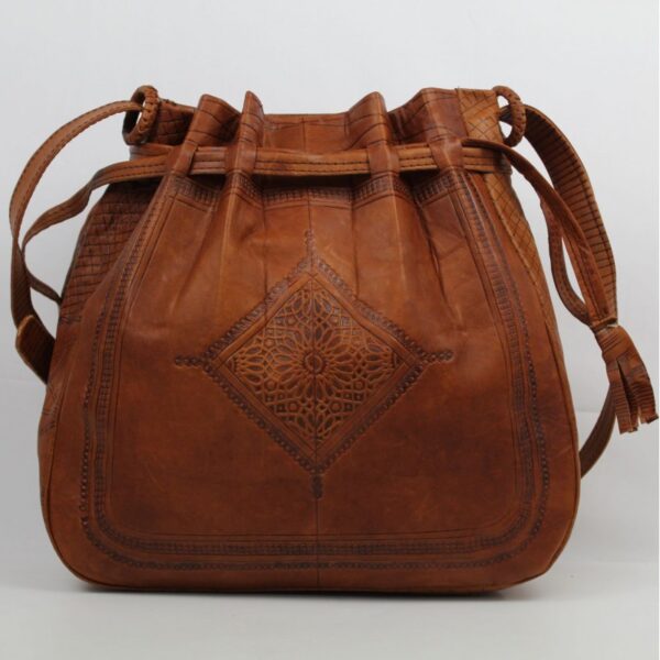 Ledertasche für Frauen, handgefertigt aus echtem Leder